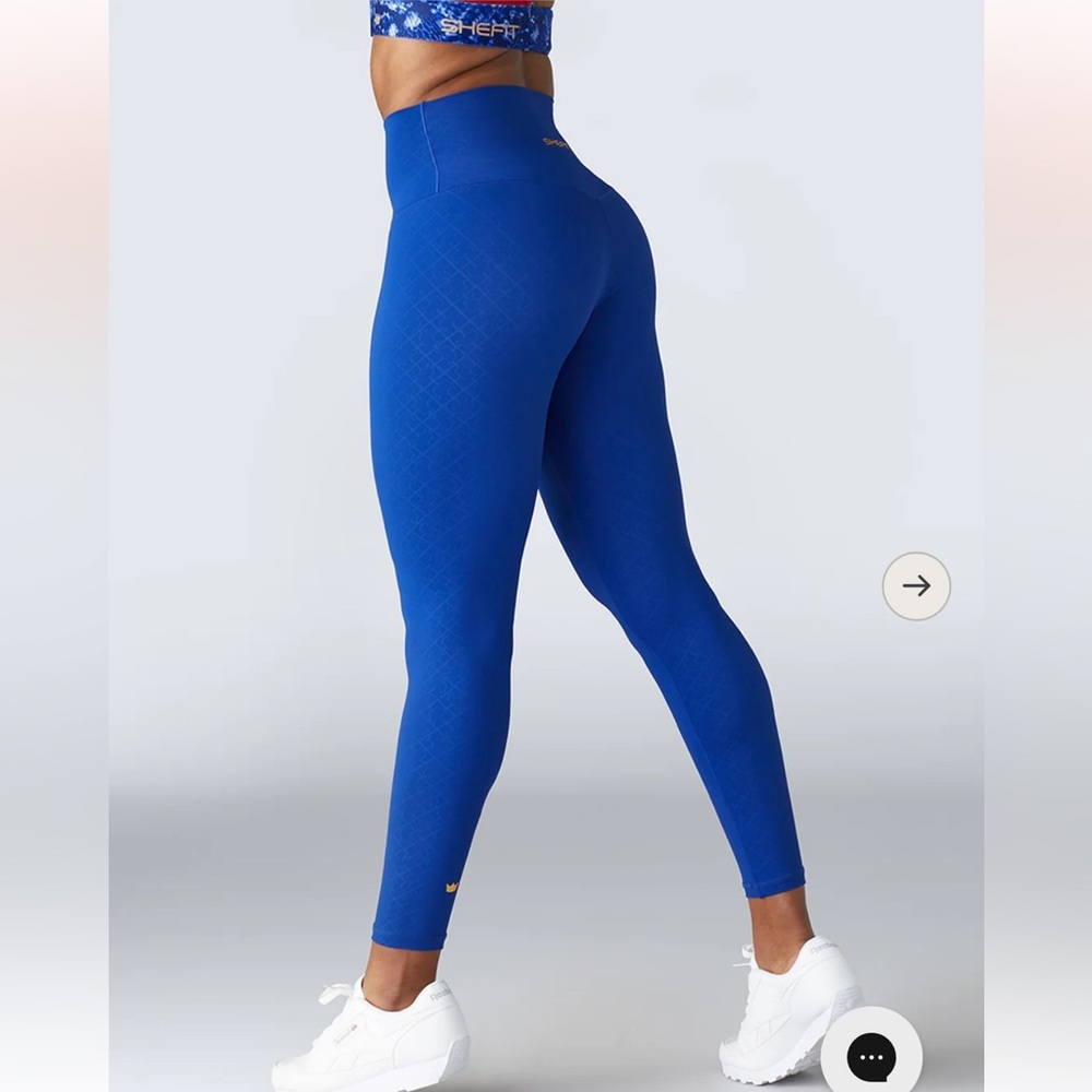 She Fit Boss Leggings 2 Luxe (XXL) High Rise Compression Fit 7/8 Length Sodalite - Picture 1 of 11